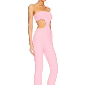 REVOLVE Pink Cutout Strapless Jumpsuit